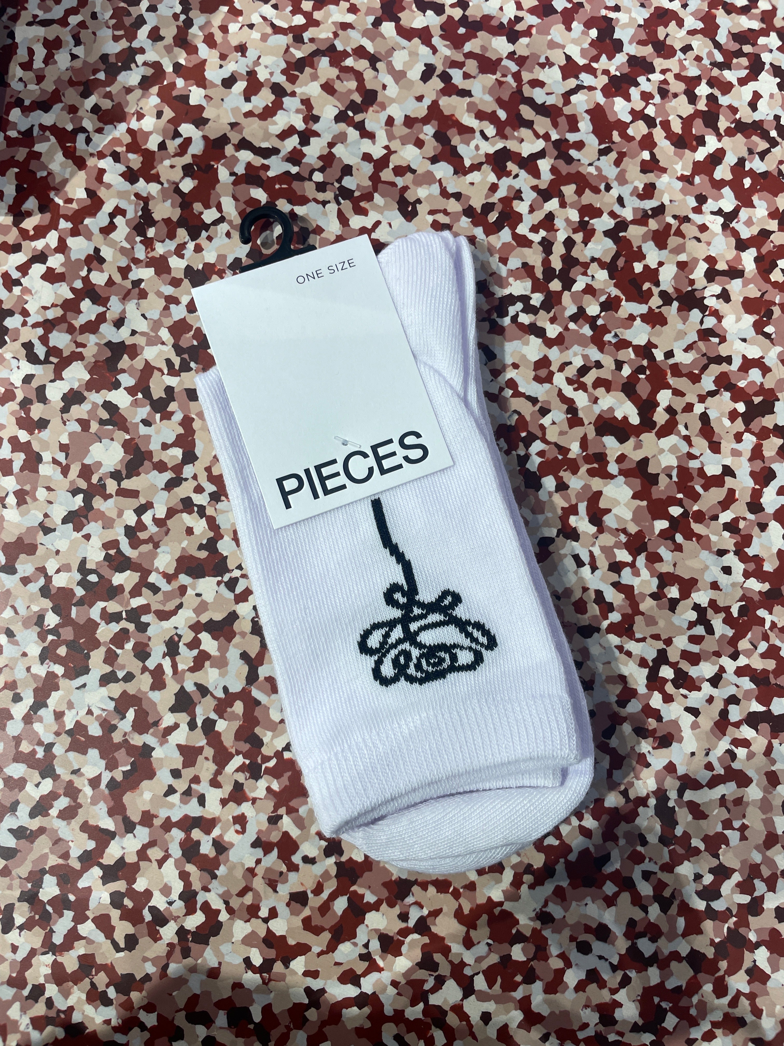 PCSOEY Socks - Bright White